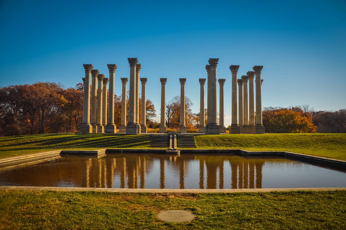 The U.S. National Arboretum in Washington, D.C., during fall