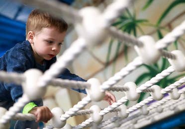 kids playing at the City Museum near Timber Creek Resort in De Soto, MO.