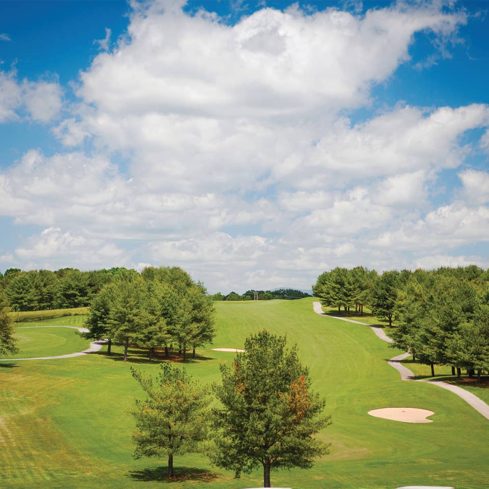 Golf course at Apple Mountain Resort in Clarkesville, GA