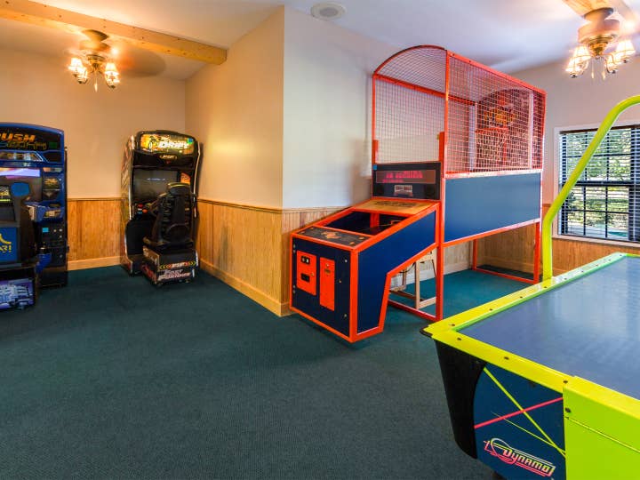 Arcade at Apple Mountain Resort in Clarkesville, GA