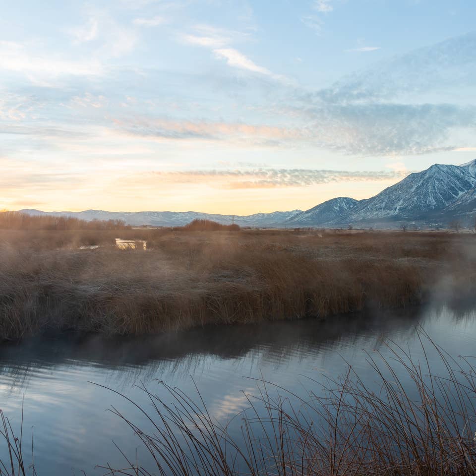 Lakefront views from David Walley's Resort in Genoa, Nevada