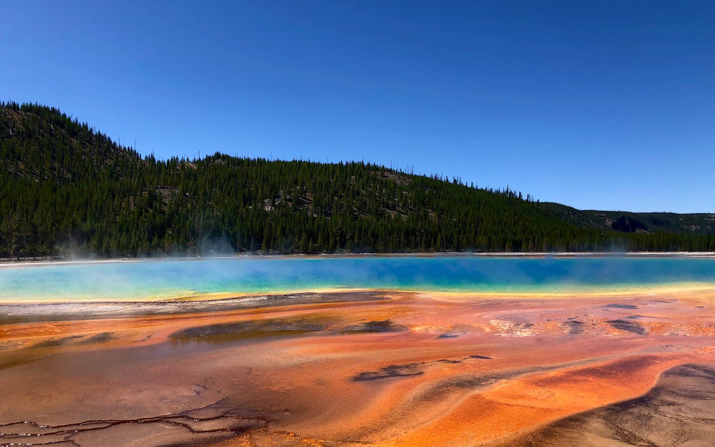 Grand Prismatic Spring at Yellowstone