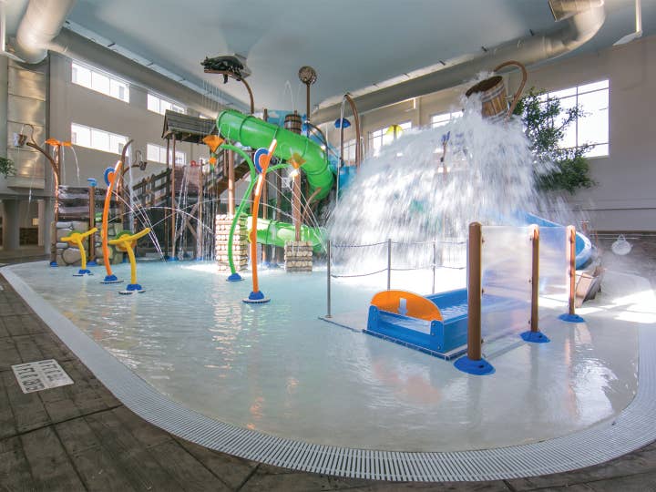 Interior of Splash Hollow at Smoky Mountain Resort