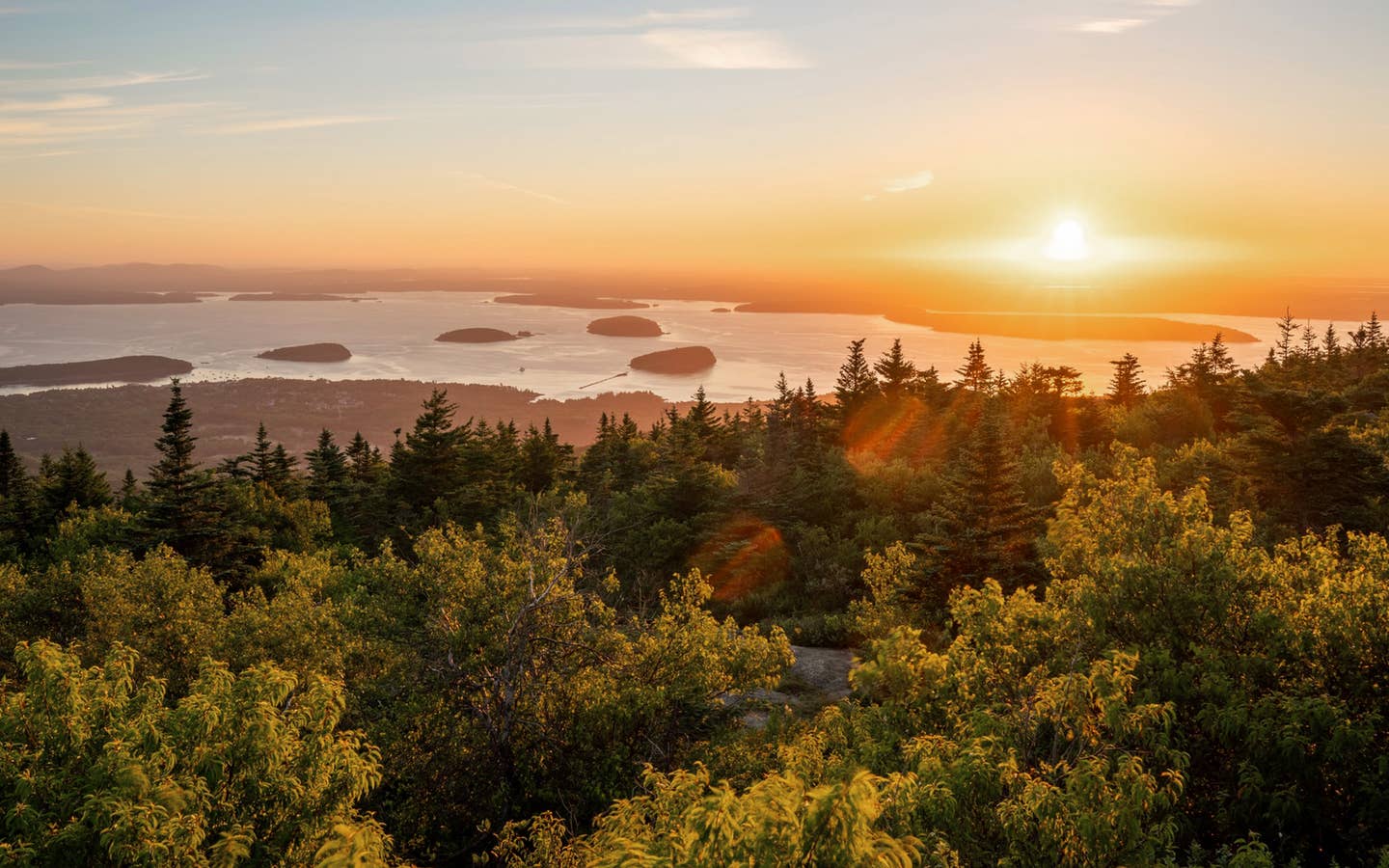 Sunrise at Cadillac Mountain, Acadia National Park