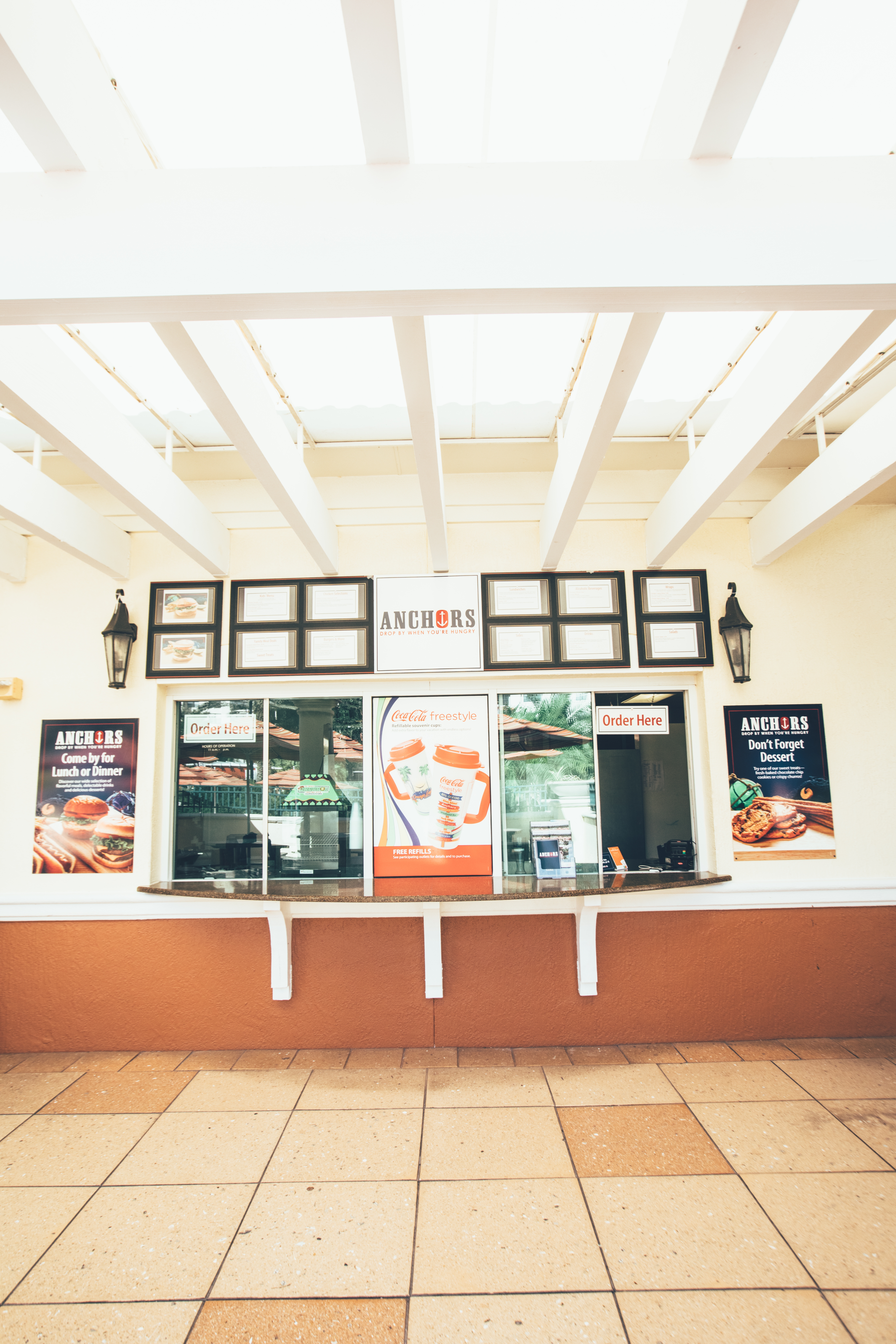 Anchors restaurant in River Island at Orange Lake Resort near Orlando, Florida.