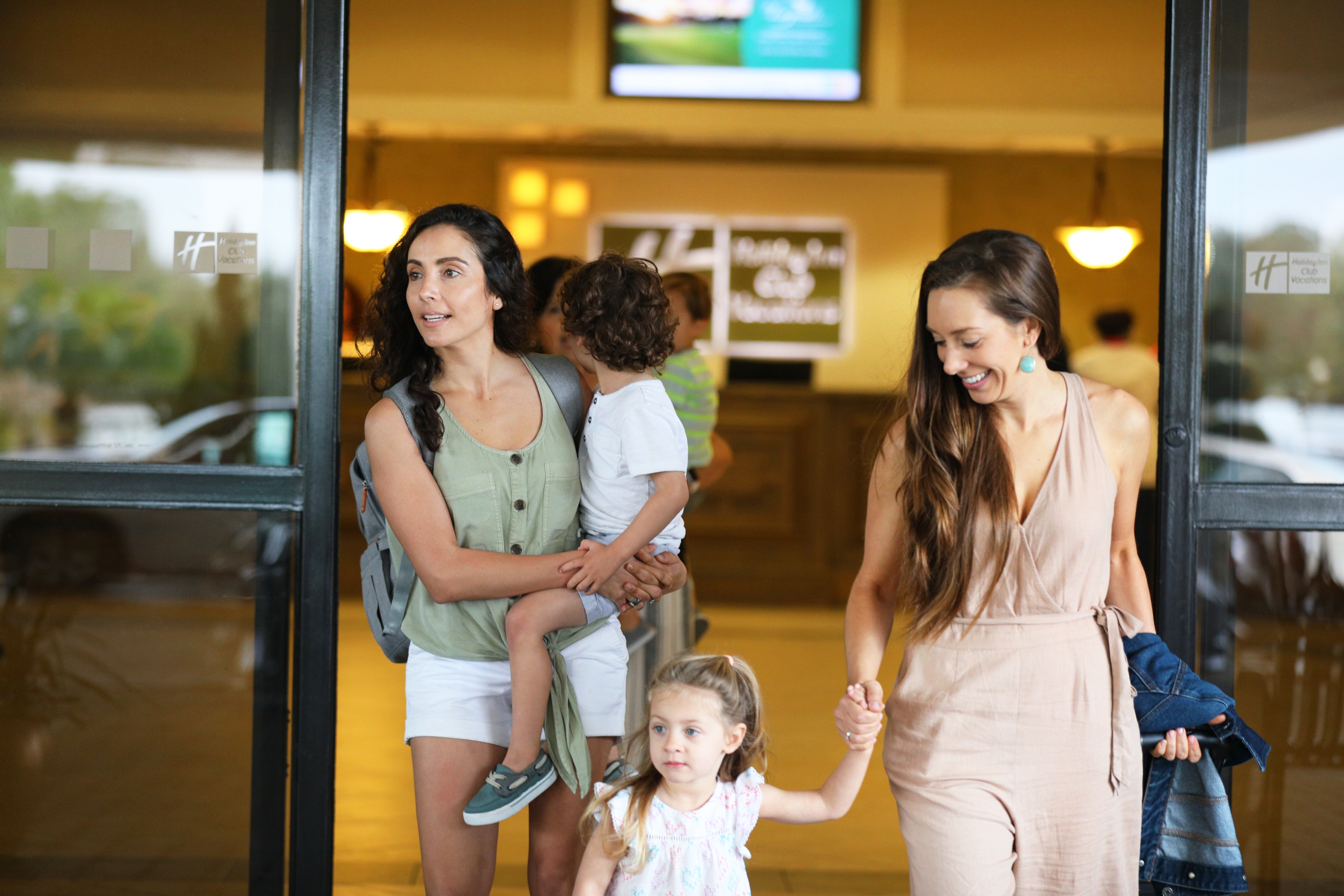 Raff's family leaving check in