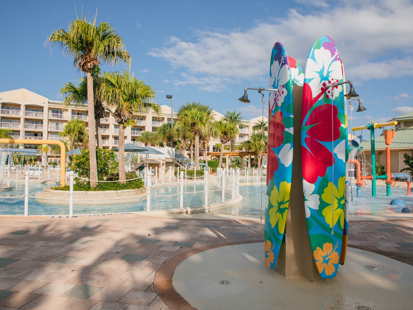 Lazy river at Cape Canaveral Beach Resort in Florida.