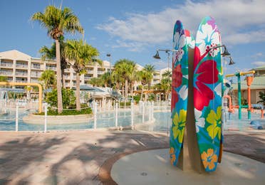 Lazy river at Cape Canaveral Beach Resort in Florida.