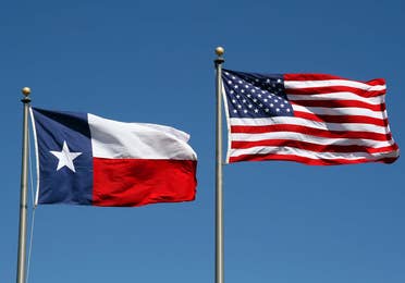 flags at the Lone Star Monument and Historical Flag Park near Piney Shores Resort in Conroe, TX.