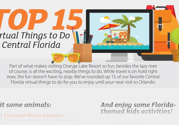 List of top 15 virtual things to do in Central Florida