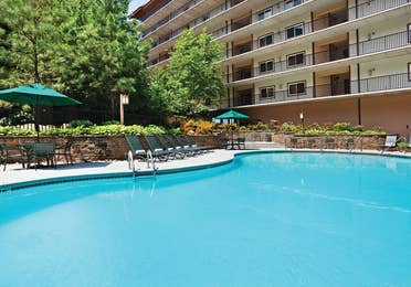 Outdoor pool at Smoky Mountain Resort