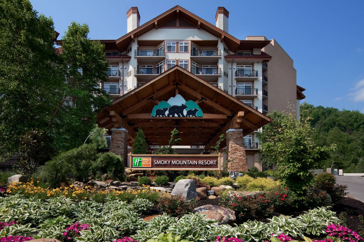 Exterior of our Smoky Mountains resort.