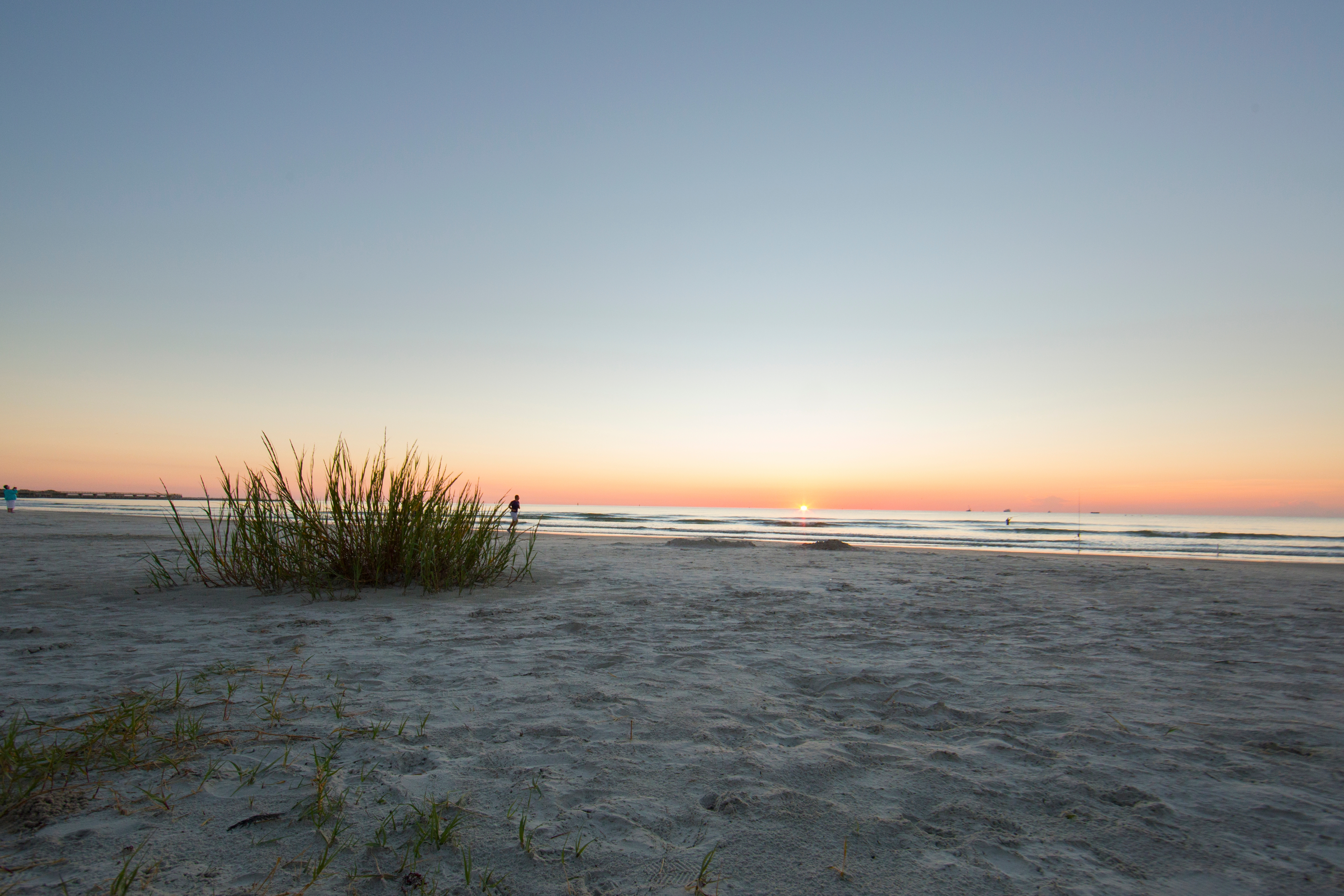 Beach view at sunset from Cape Canaveral Beach Resort