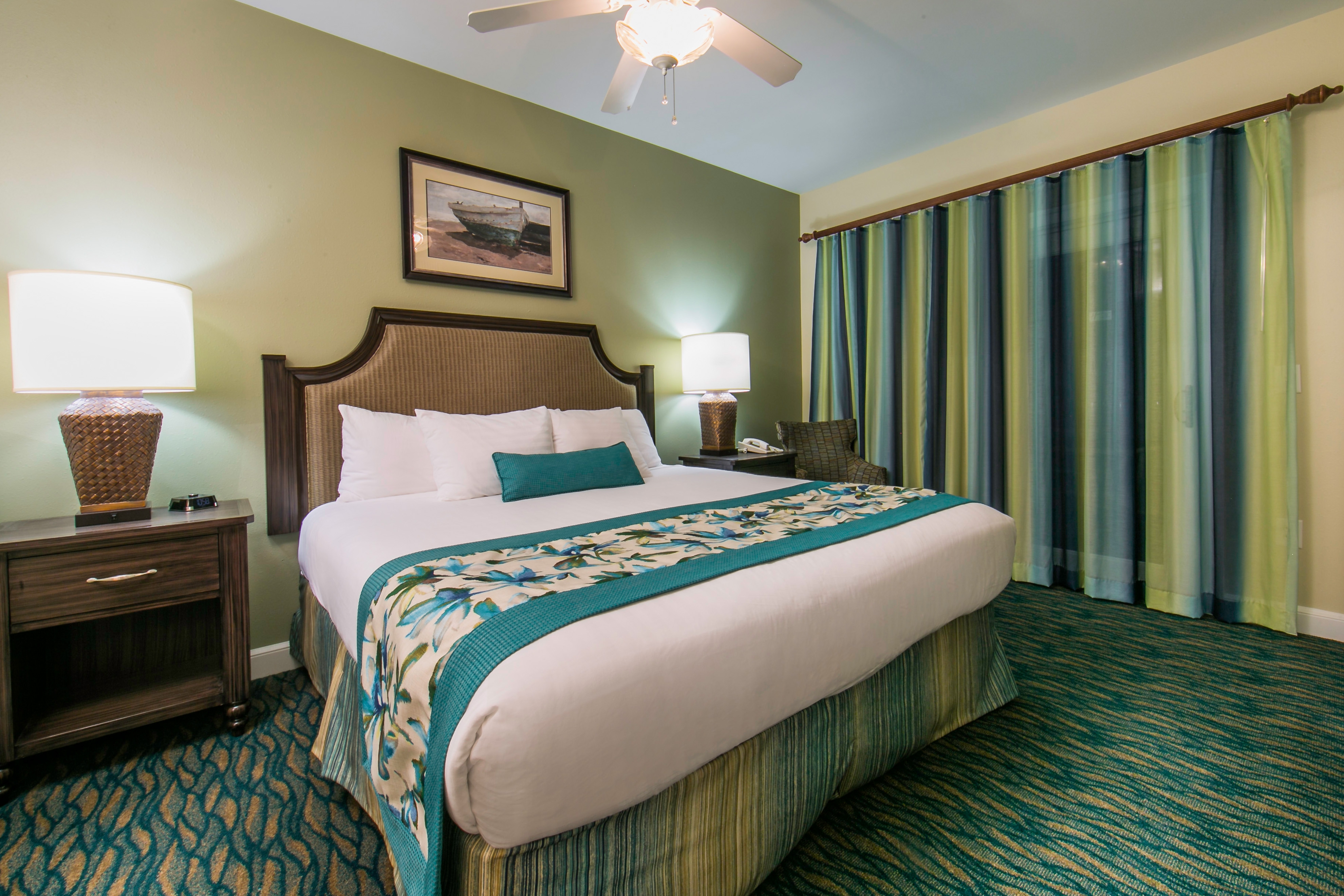Bedroom in a villa at South Beach Resort