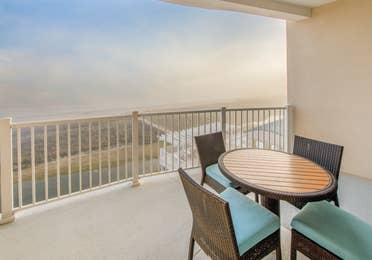 Balcony in a two-bedroom Signature Collection villa at Galveston Seaside Resort