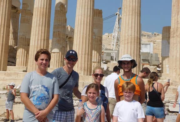 Family vacation at the Acropolis