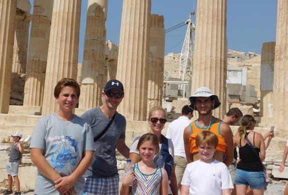 Family vacation at the Acropolis