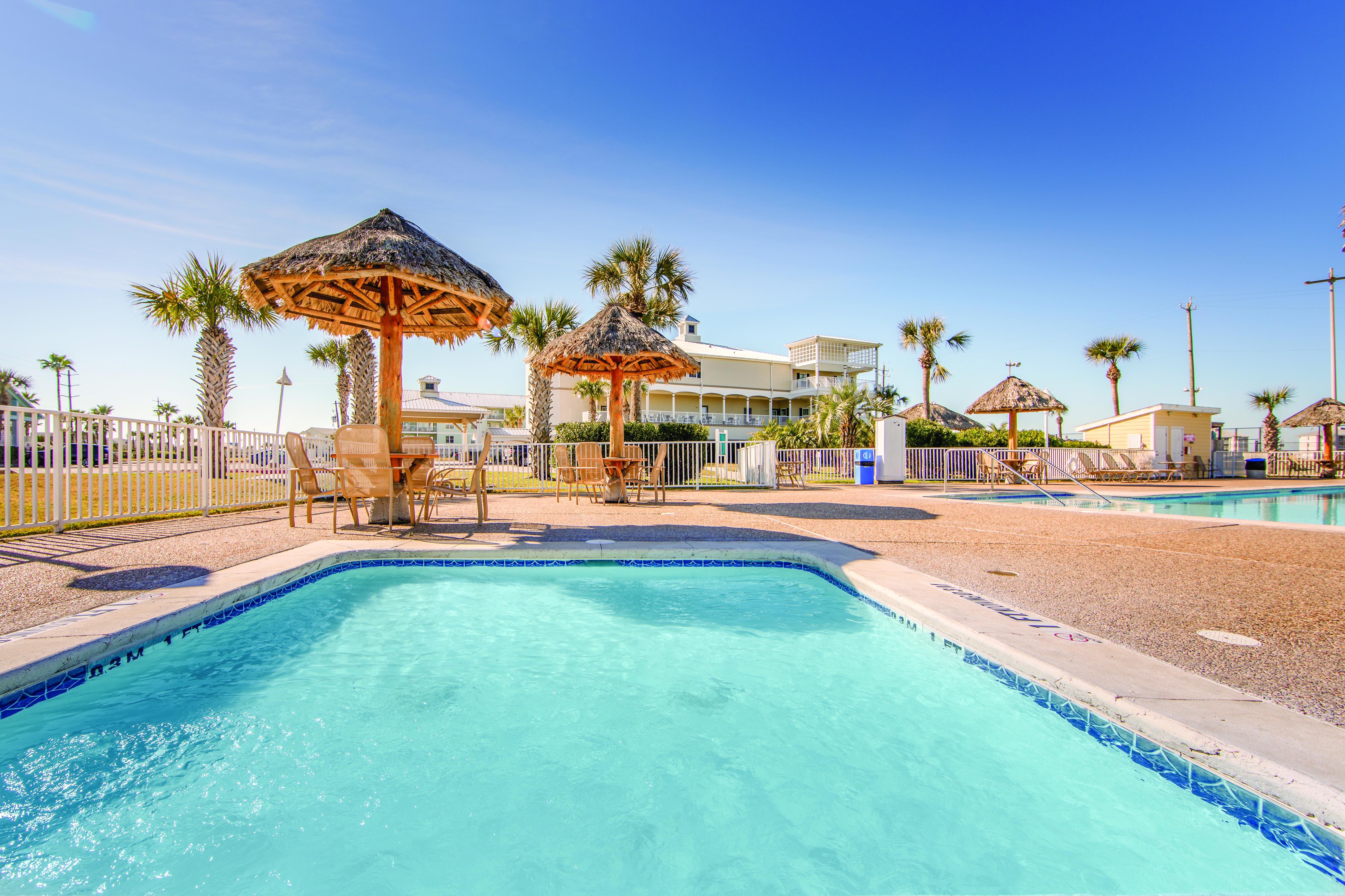 Outdoor pool at Galveston Seaside Resort