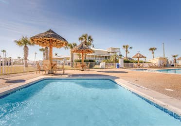 Outdoor pool at Galveston Seaside Resort.