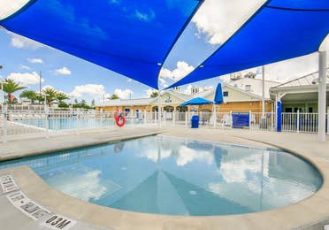 Outdoor kiddie pool at Orlando Breeze Resort in Orlando, Florida.