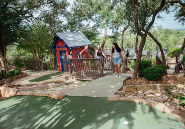 Mini golf course at Hill Country Resort in Canyon Lake, Texas