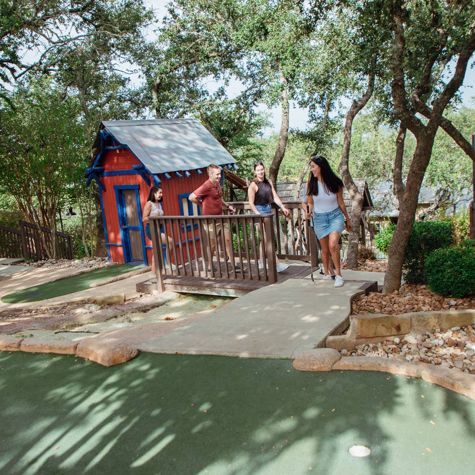 Mini golf course at Hill Country Resort in Canyon Lake, Texas