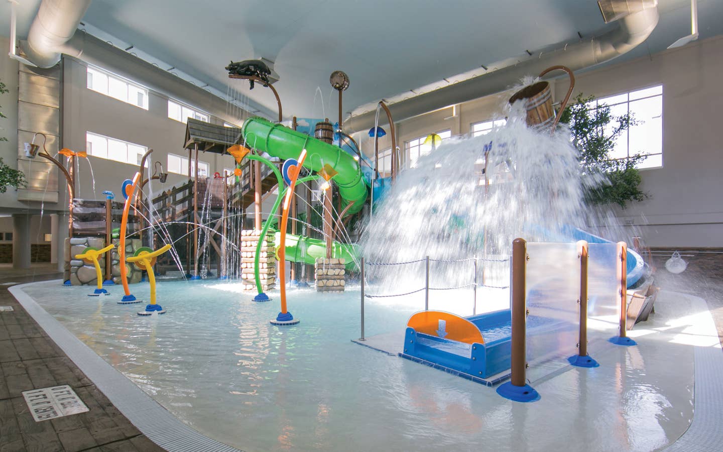 Inside Splash Hollow at Smoky Mountain Resort