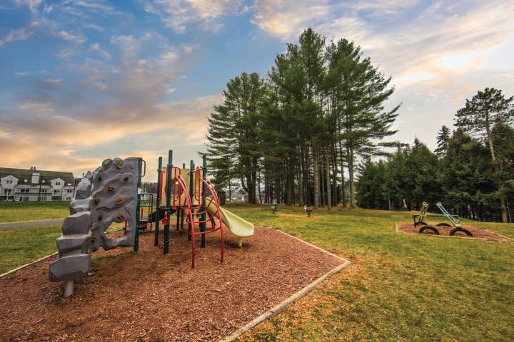 Playground at Mount Ascutney Resort in Brownsville, VT