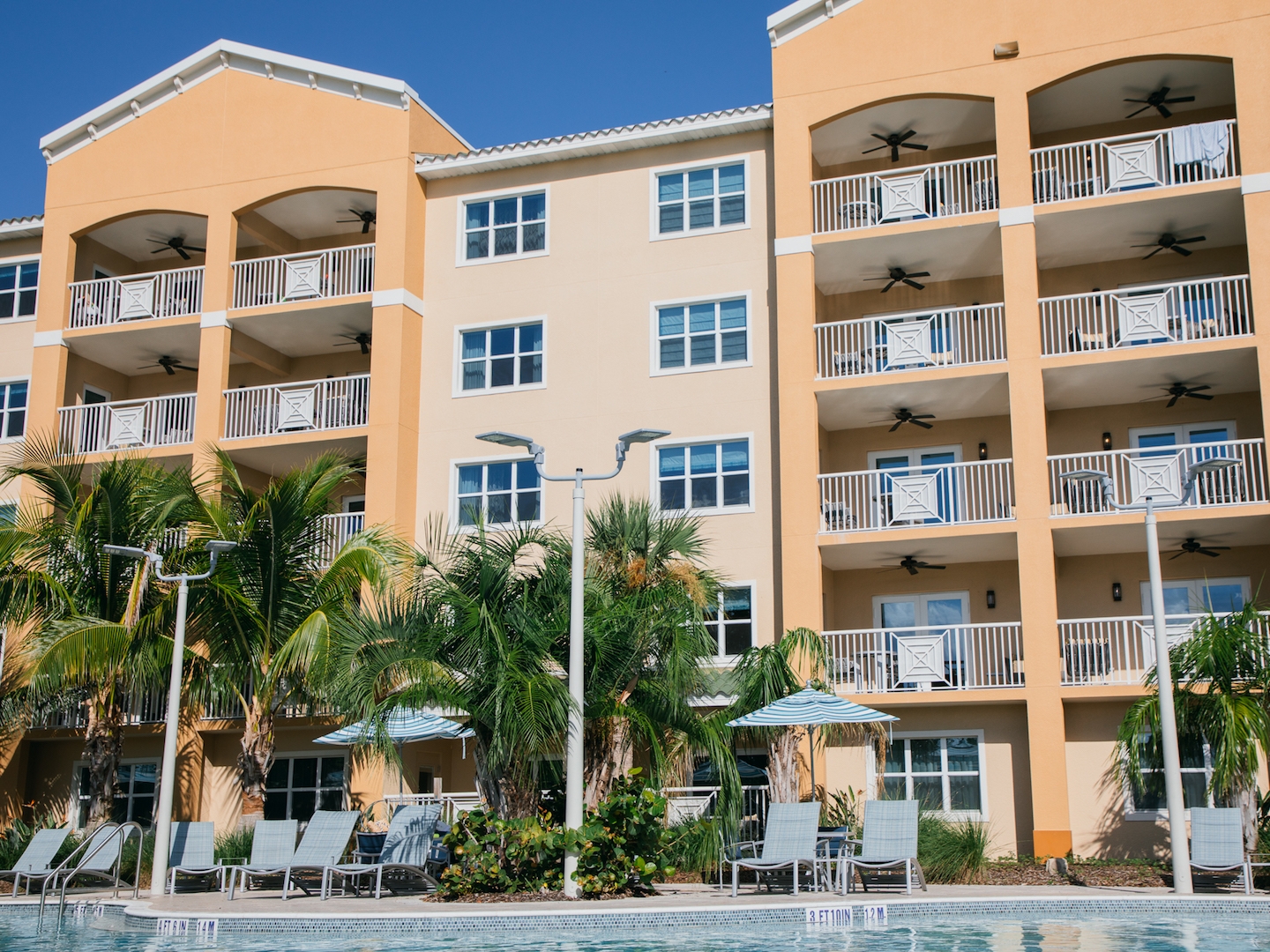 Property building at Cape Canaveral Beach Resort in Florida.