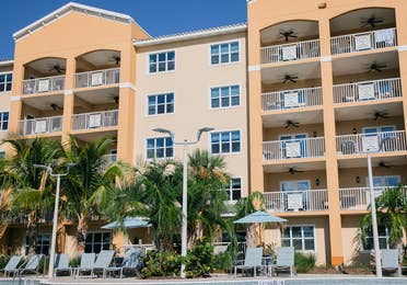 Property building at Cape Canaveral Beach Resort in Florida.