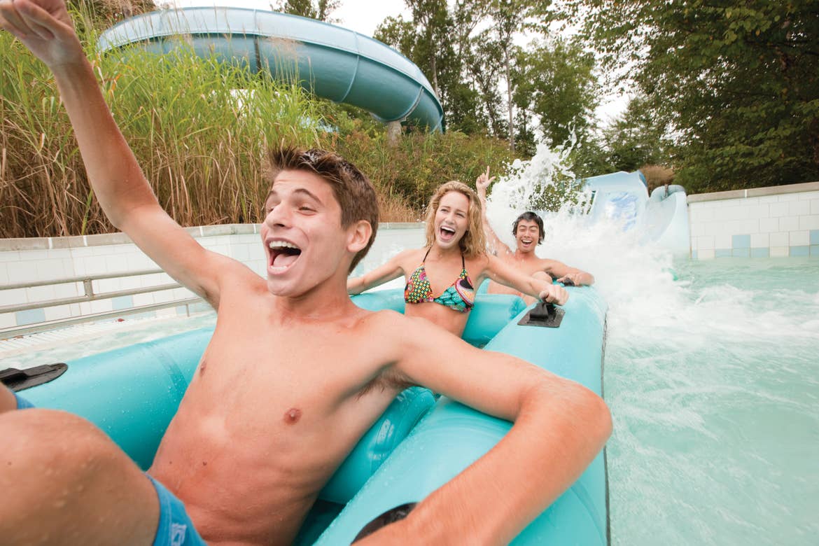 Water slide at Busch Gardens