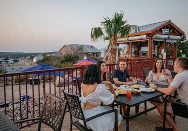 The Oasis Bar at Hill Country Resort in Canyon Lake, Texas