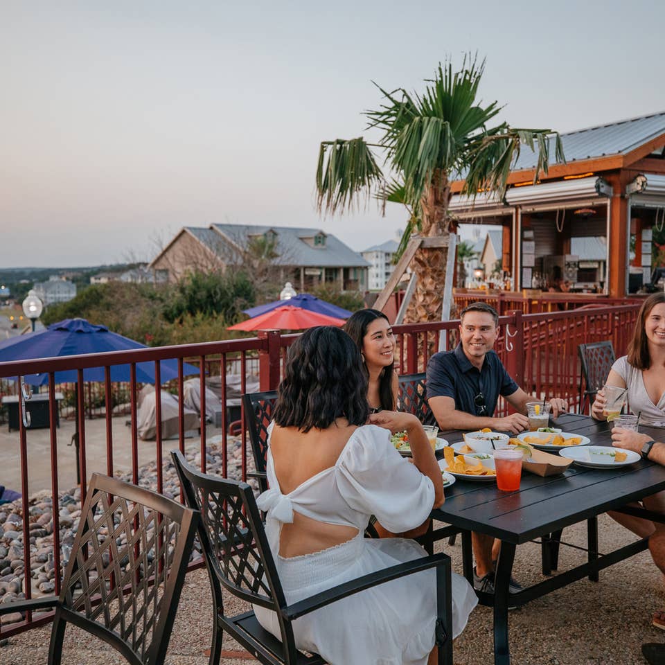 The Oasis Bar at Hill Country Resort in Canyon Lake, Texas