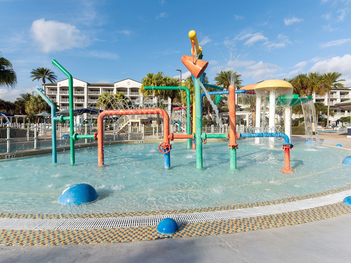 Splash zone at Cape Canaveral Resort.