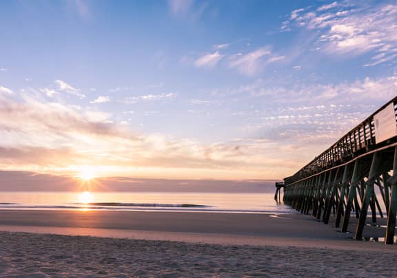 Pier at Myrtle Beach, South Carolina.