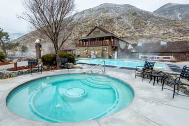 Hot springs at David Walley's Resort