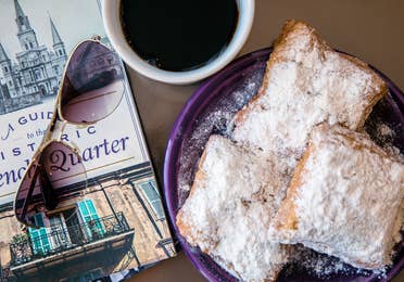 Beignets made near New Orleans Resort in Louisiana.
