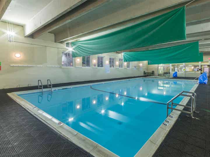 Indoor pool at Oak n Spruce Resort.