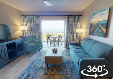 Beachfront villa at Cape Canaveral Beach Resort.