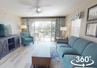 Two-bedroom villa at Cape Canaveral Beach Resort.