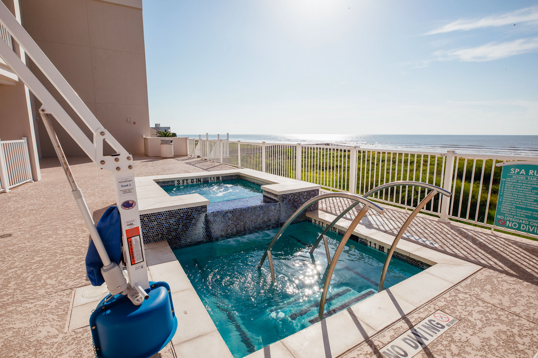 Signature Collection spa at Galveston Seaside Resort.