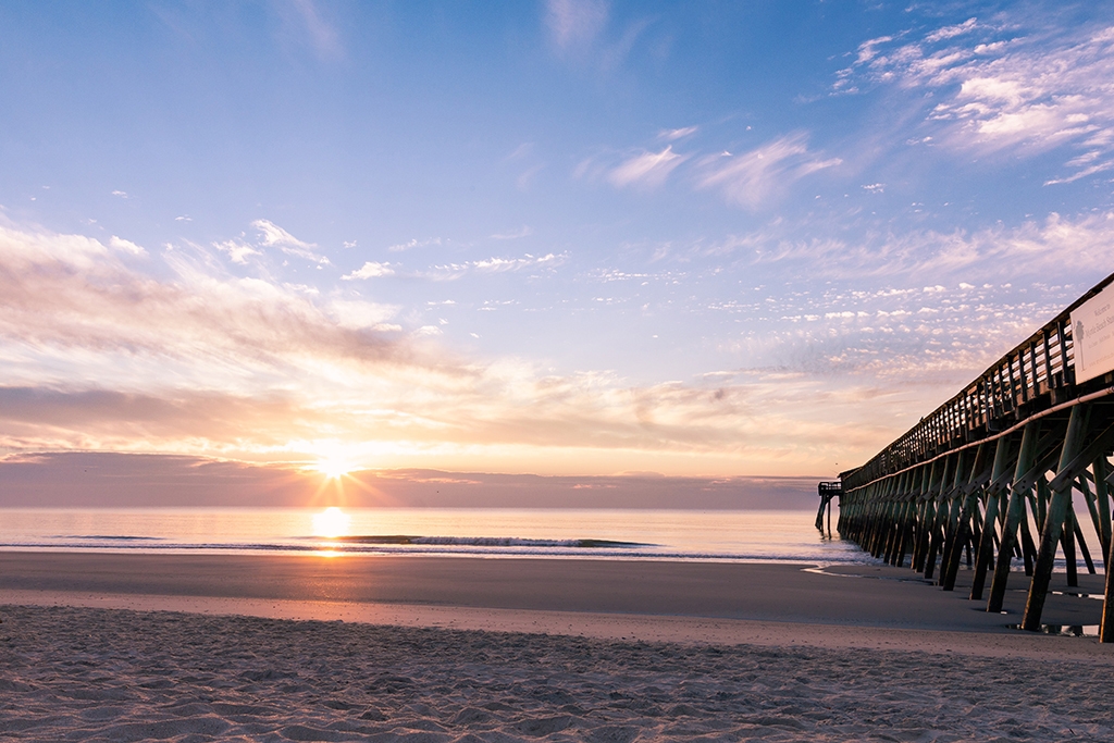 Myrtle Beach at sunset