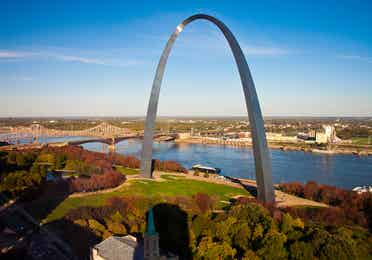 Gateway Arch near Timber Creek Resort.