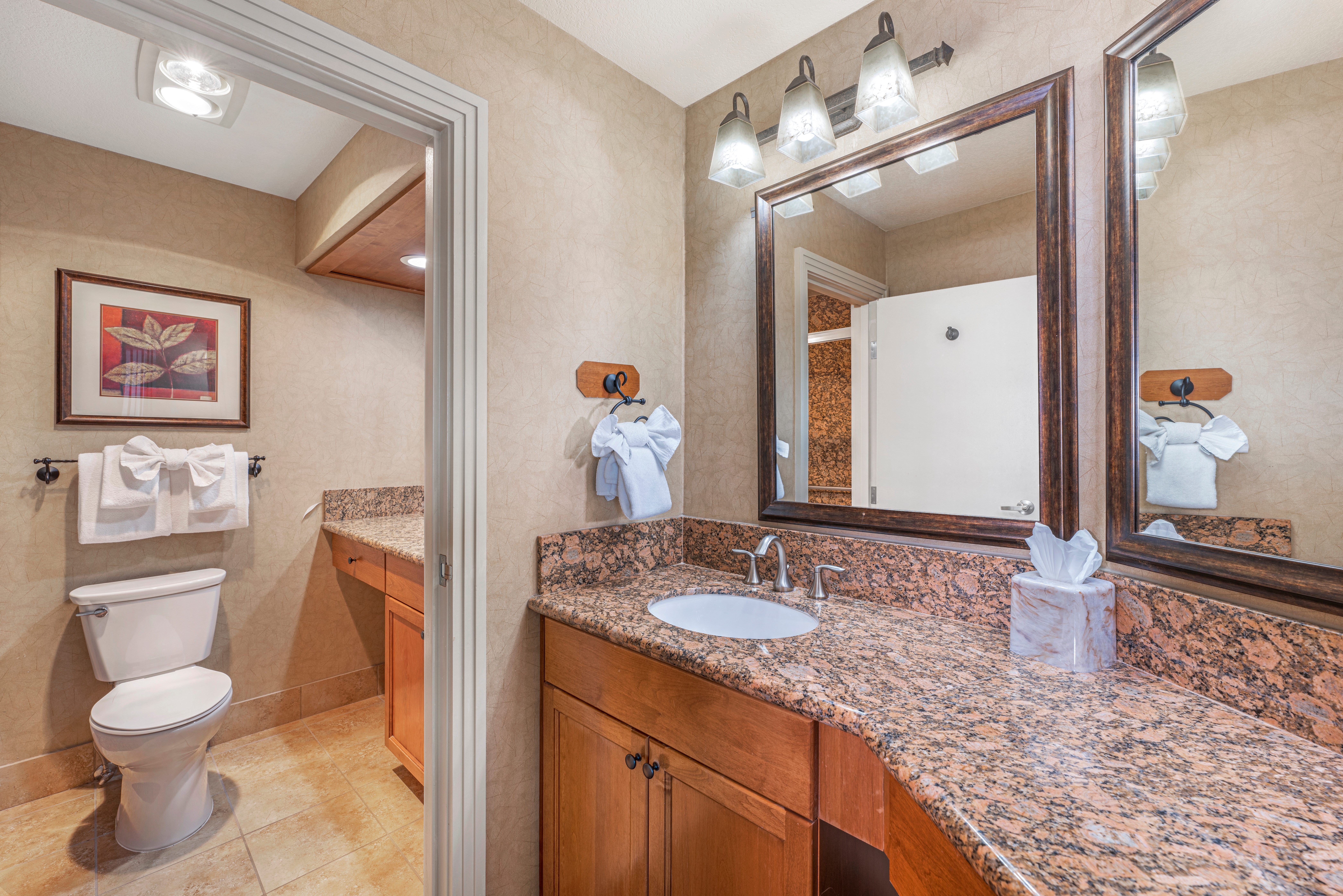 Bathroom in a Ridge Tahoe villa at Tahoe Ridge Resort
