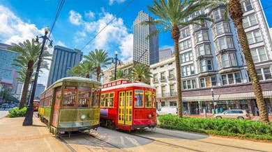 Trolleys in New Orleans