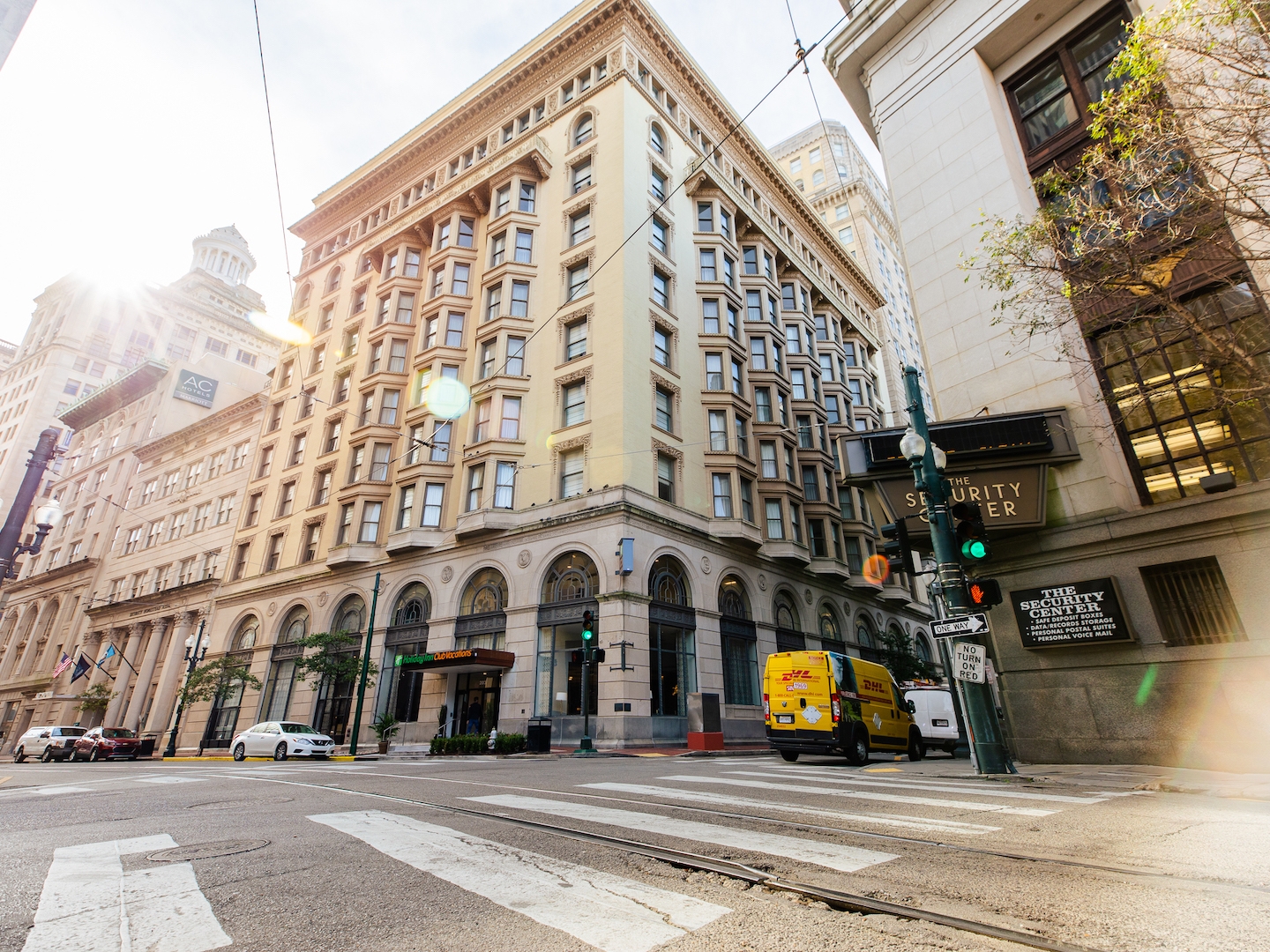 Exterior of New Orleans Resort in Louisiana.