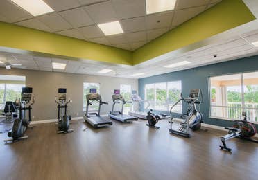 Fitness center at Cape Canaveral Beach Resort in Florida.