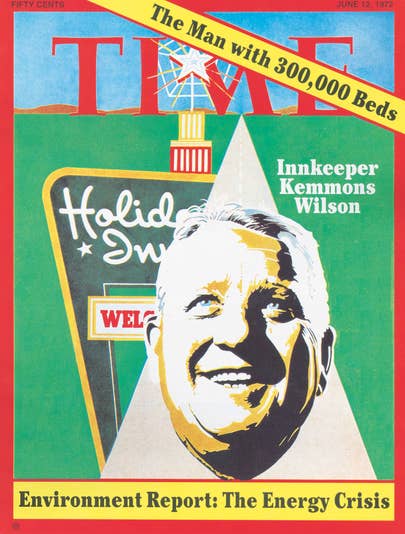Kemmons Wilson's featured on a 1972 TIME Magazine cover