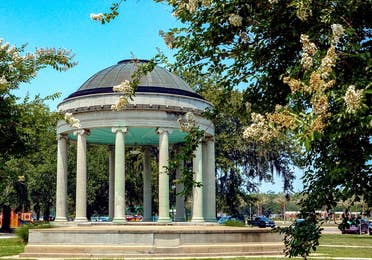 City park near New Orleans Resort in Louisiana.