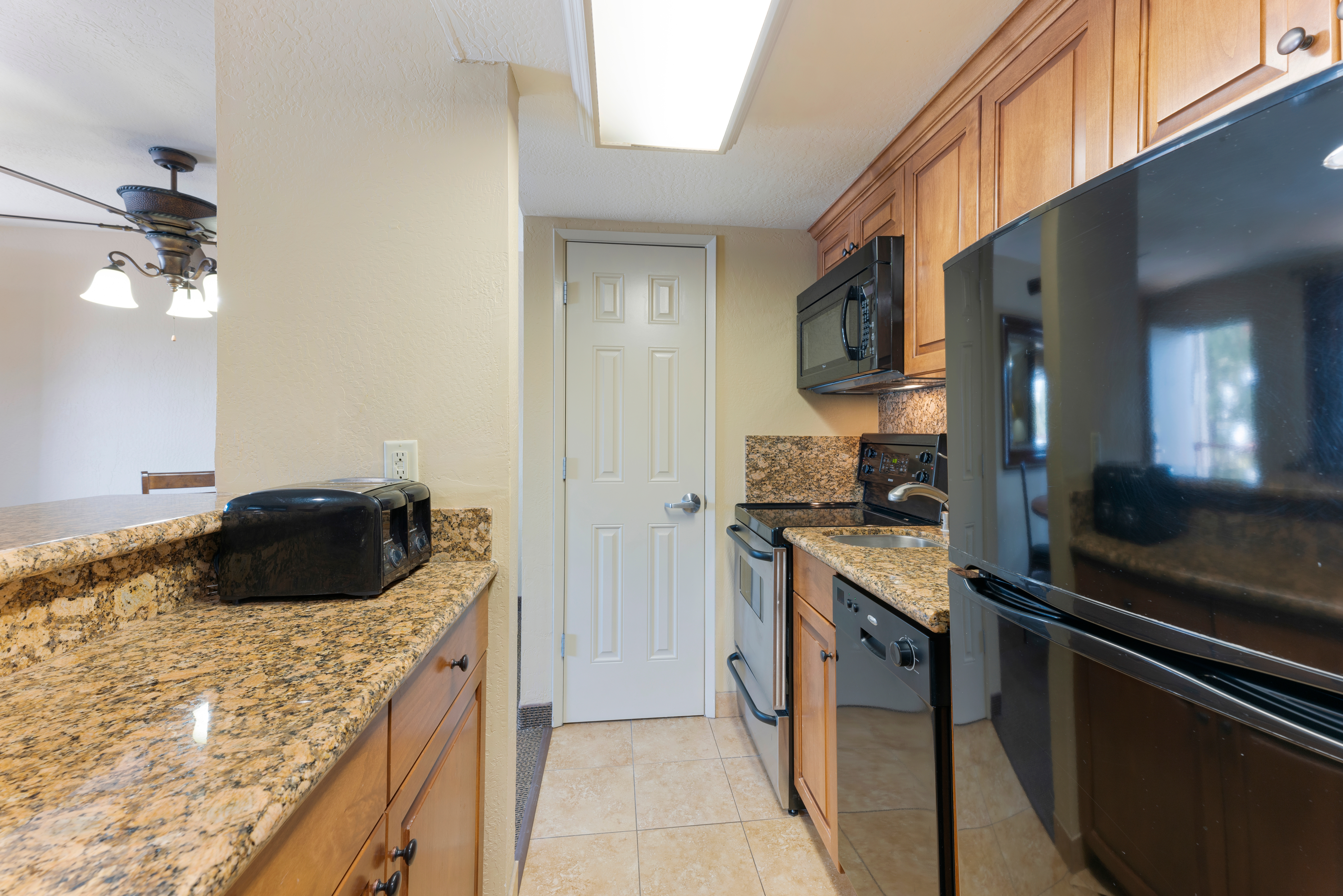 Kitchen in a Crest Pointe villa at Tahoe Ridge Resort